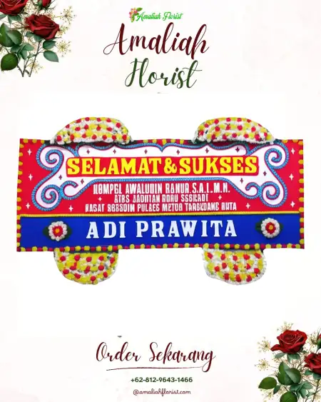 Papan Bunga Ucapan Selamat Matabubu